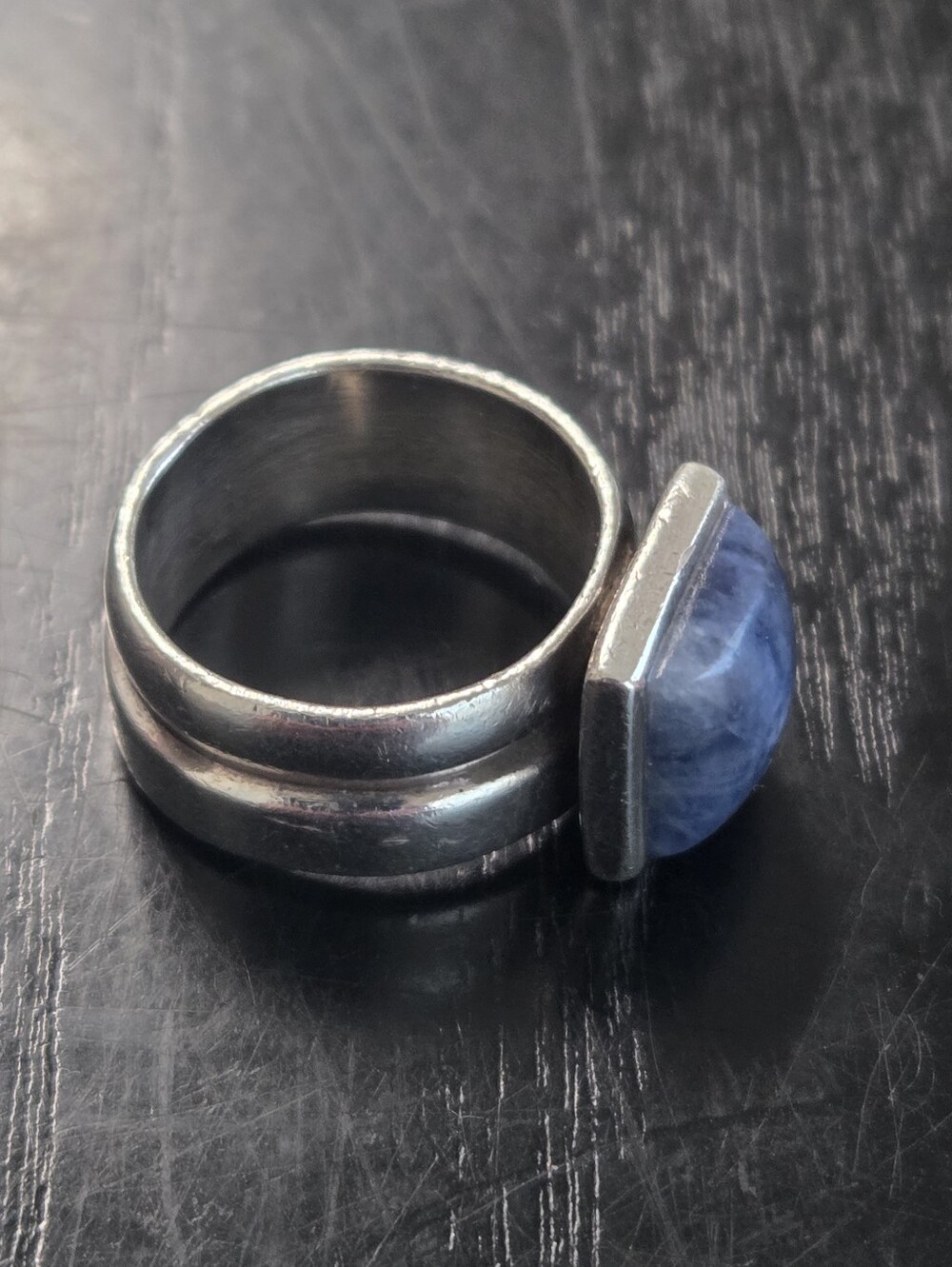 Silpada 925 Silver Ring with Blue Stone